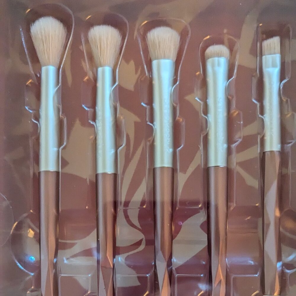 NWT 5pc Sonia Kashuk Make Up Brush Limited Edition Set Designer Christmas Gift